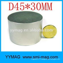 D45x30mm Aimant bon marché N38 NdFeB